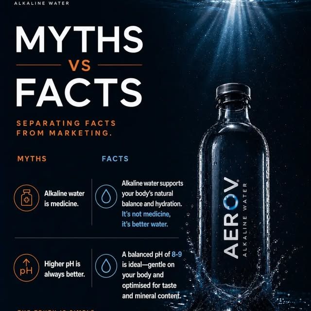 Aerov Instagram — pH 8+ water myths vs facts