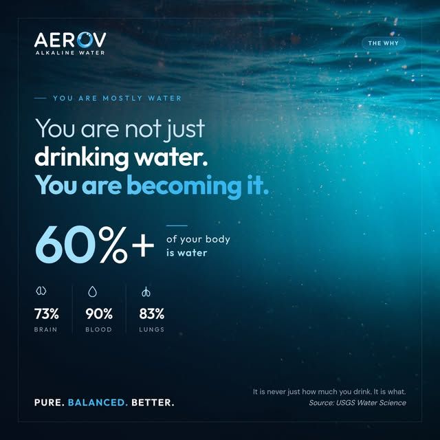 Aerov Instagram — you are mostly water